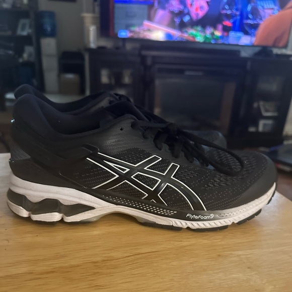 ASICS Black and White Athletic Sneakers - Picture 1 of 5